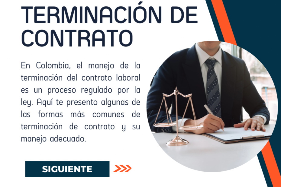 terminación de contrato