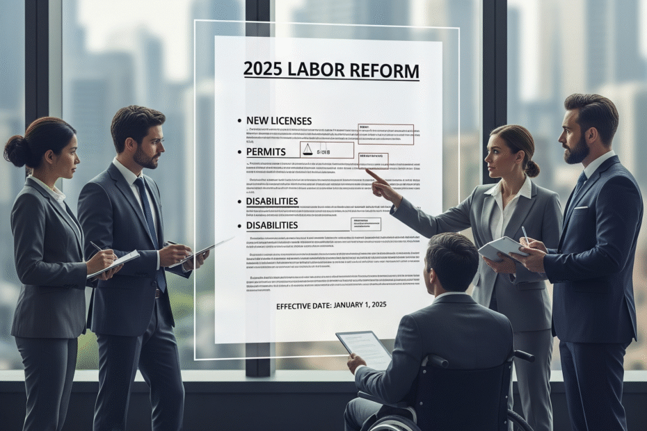 Lo nuevo en licencias, permisos e incapacidades bajo la Reforma Laboral 2025