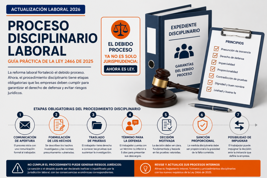 Proceso disciplinario laboral en Colombia: guía de la Ley 2466 de 2025 ChatGPT Image 14 jul 2026 13 55 19 930x620 - Proceso disciplinario laboral en Colombia: guía de la Ley 2466 de 2025